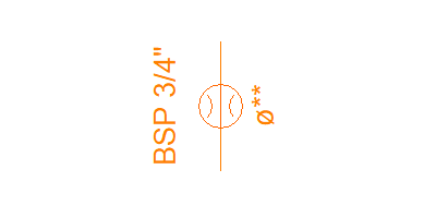 BSP 3/4" under BSP 1" plug